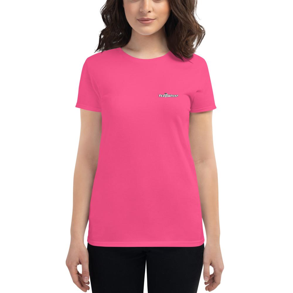 Women's short sleeve t-shirt Teckwrap USA Hot Pink S 