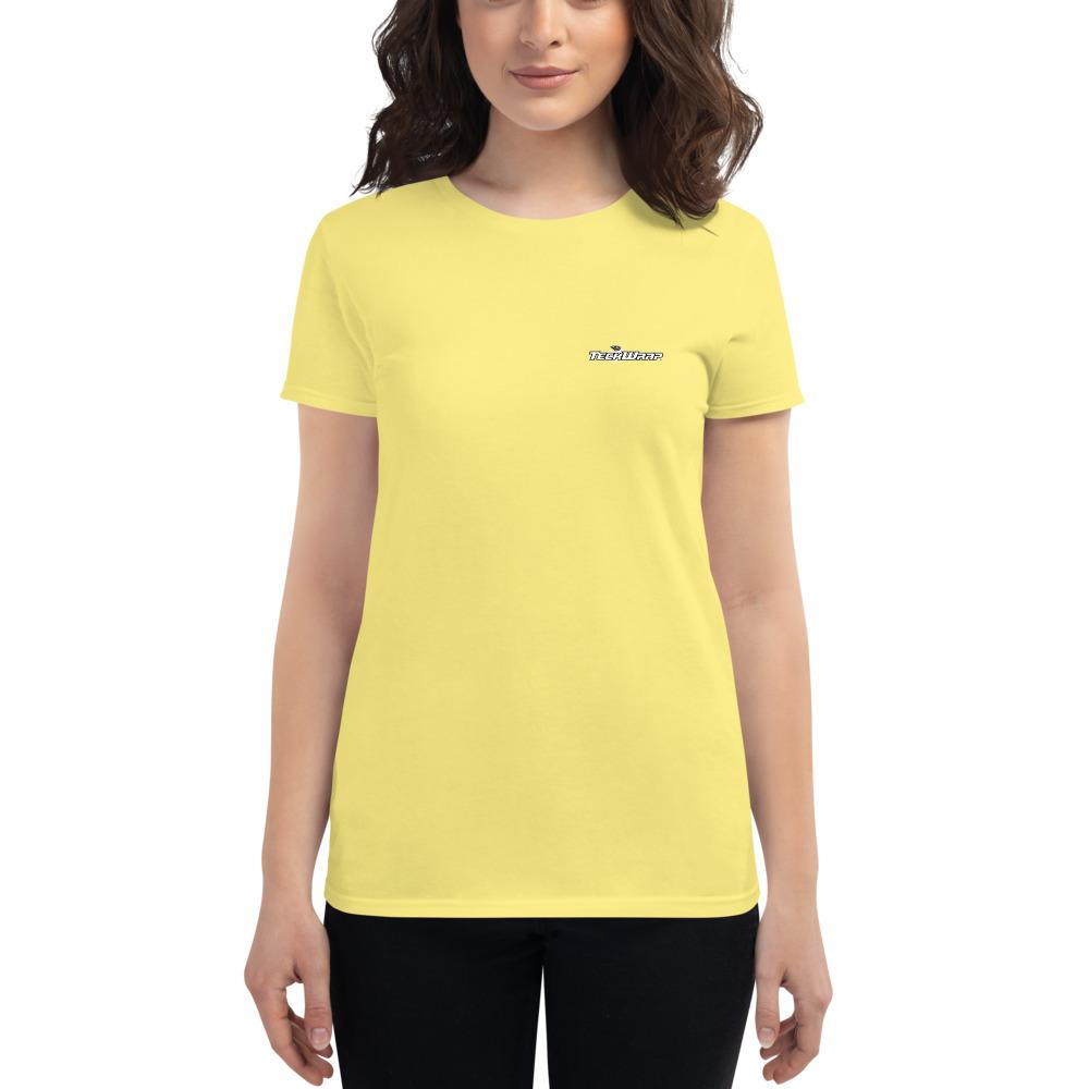 Women's short sleeve t-shirt Teckwrap USA Spring Yellow S 